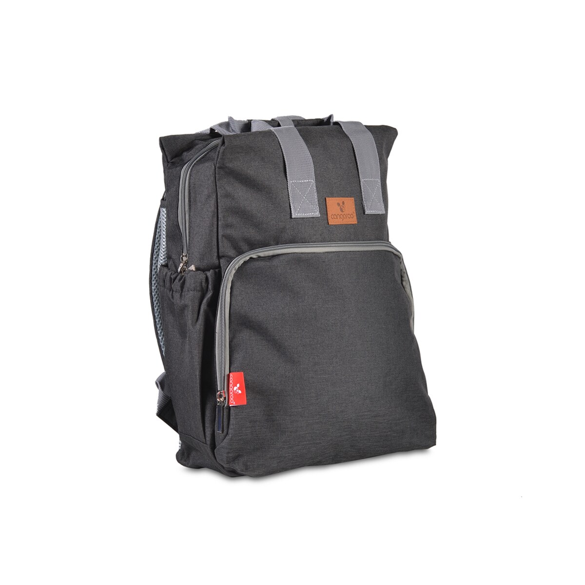 Moni Wickeltasche Lydia, zusätzliche Tasche, Wickelunterlage, Reißverschluss schwarz