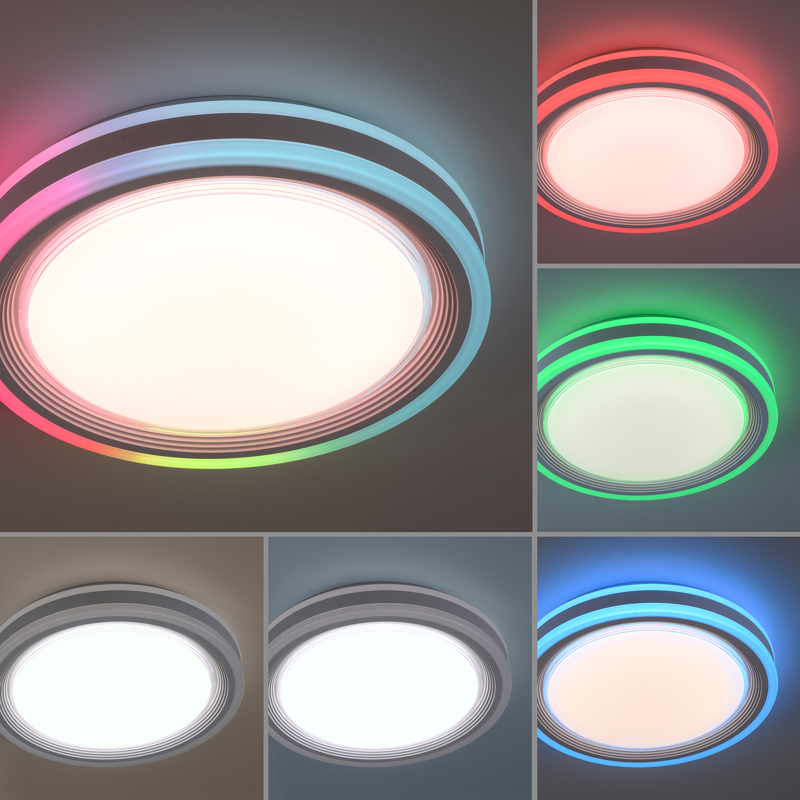 LED-Deckenleuchte - Rainbow-Rand - 40 cm