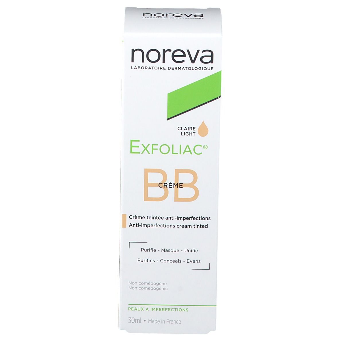 noreva Exfoliac® getönte BB-Creme hell