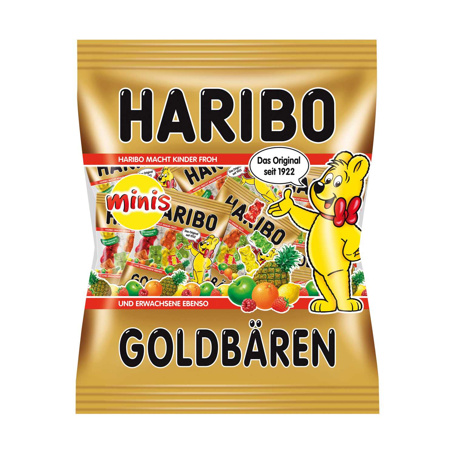 Haribo Goldbären Minis Gummibären 250 g 20er