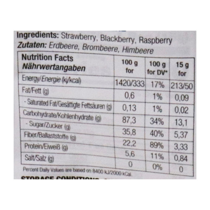 Erdbeere, Himbeere & Brombeere Mix, 15g von Pol's Freeze Fresh