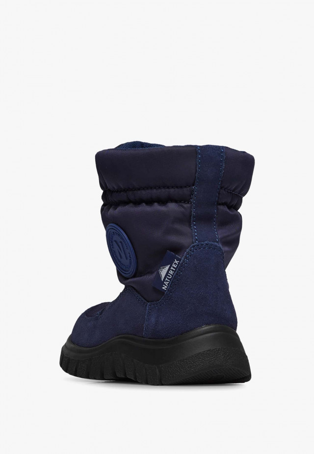 NATURINO VARNA 2 WP.Stiefel aus Veloursleder und technischem Gewebe, Blau
