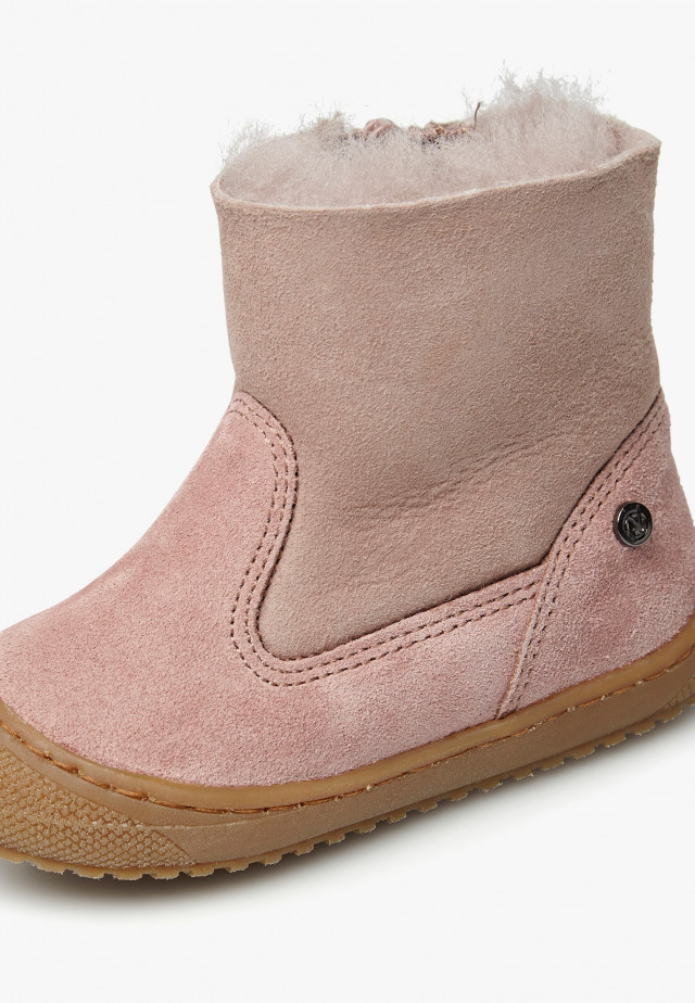 NATURINO COZY HUGStiefeletten mit Wollfutter, Rosa