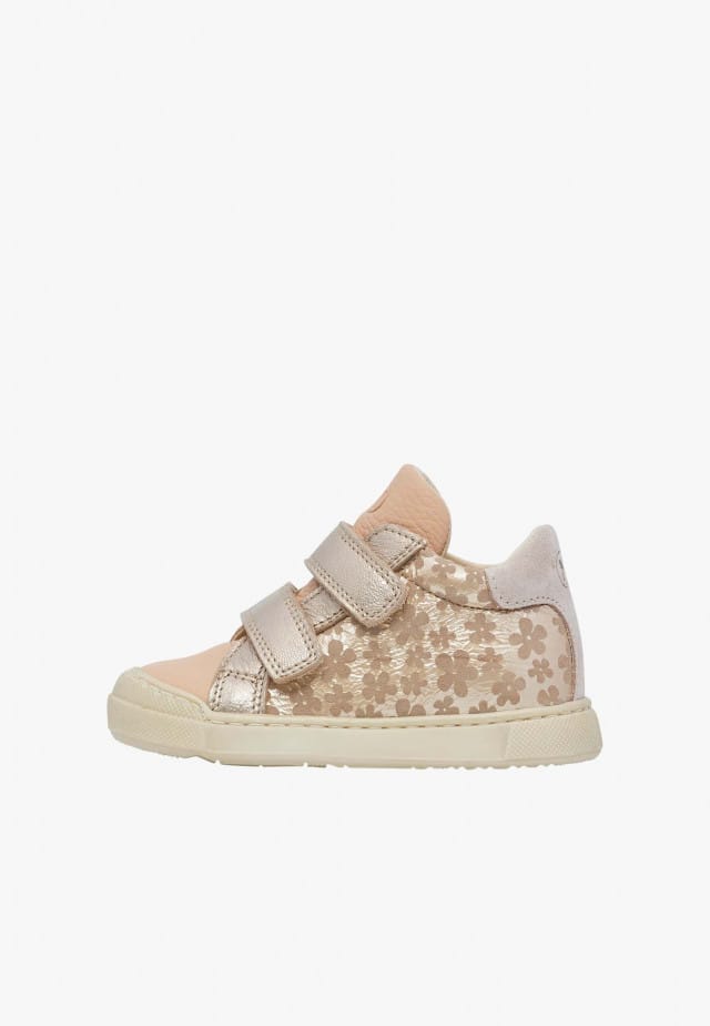 NATURINO LOVAN VLSneakers aus Leder und Veloursleder, Beige-Puderrosa