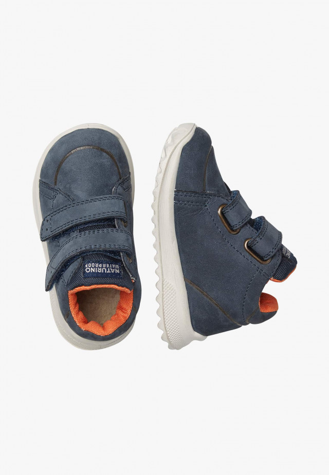 NATURINO PARPAR WPSneakers aus Veloursleder, Marineblau