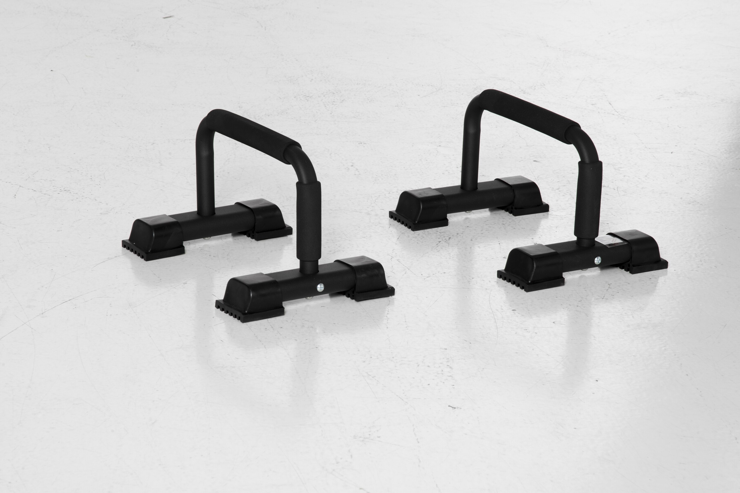 HOMCOM Liegestützgriffe mit rutschfester Unterlage schwarz 36L x 25B x 20H cm