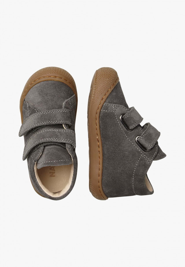 NATURINO COCOON VLLauflernschuhe aus Veloursleder, Anthrazit