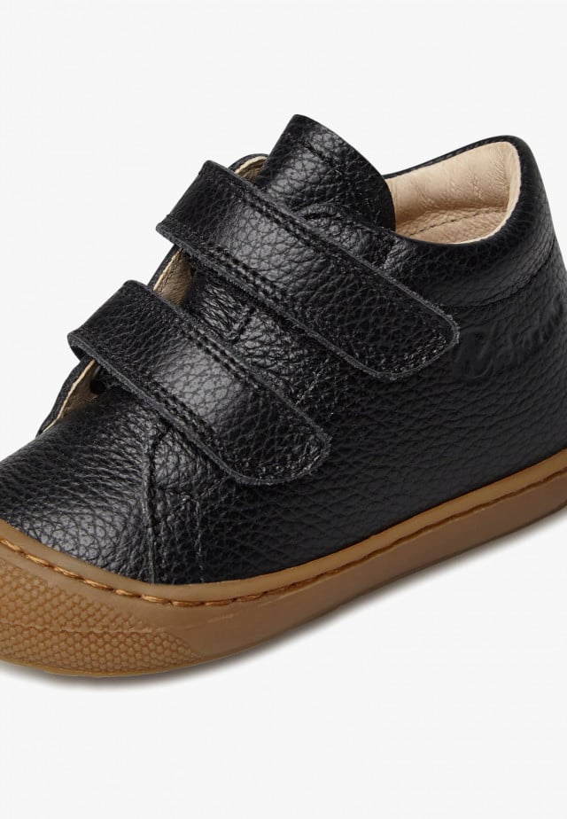 NATURINO COCOON VLLauflernschuhe aus Leder, Schwarz