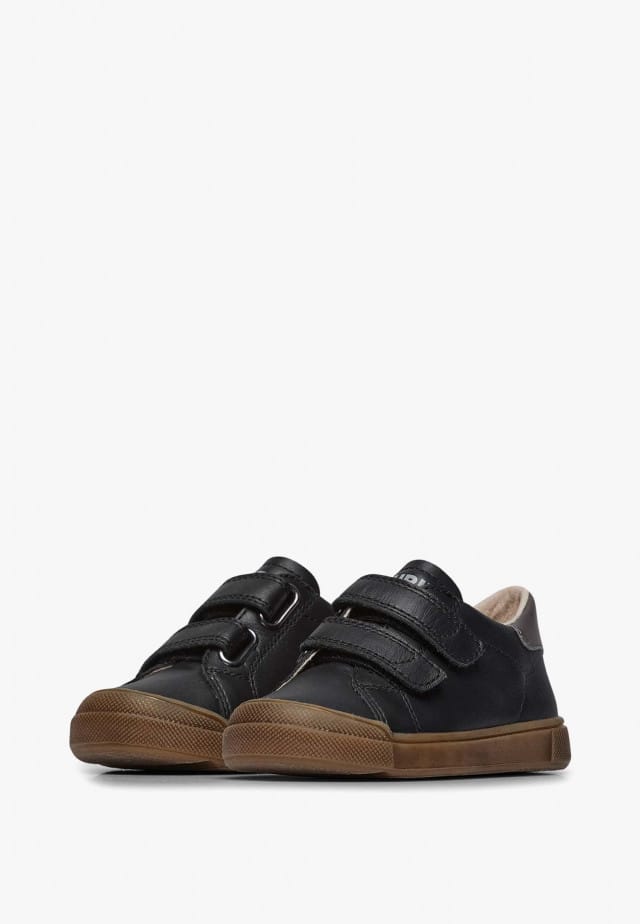 NATURINO EINDHOVEN 2 VL.Sneakers aus Leder, Schwarz-Anthrazit