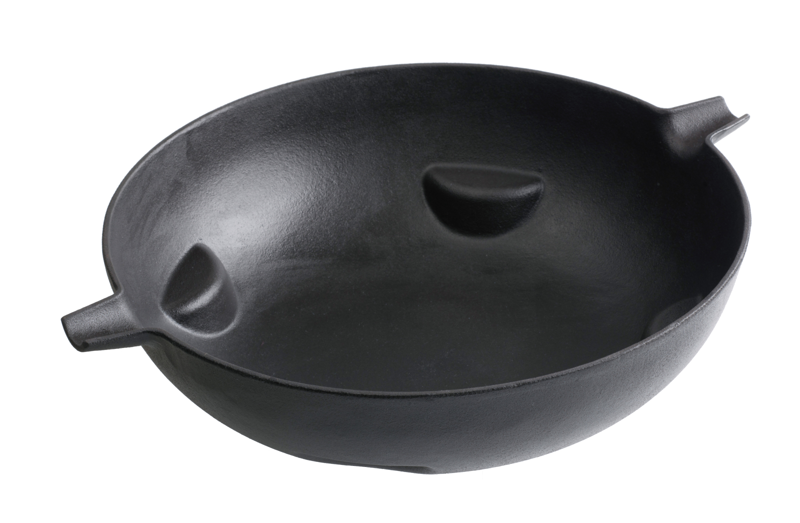 Guss-Wok-Einleger - schwarz - Ø 35,3 cm