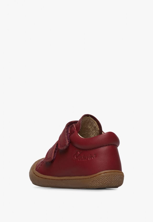 NATURINO COCOON VLLauflernschuhe aus Leder, Rot-Braun