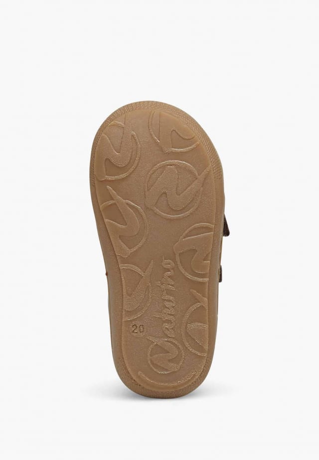 NATURINO COCOON VLLauflernschuhe aus Nappaleder, Nussbraun