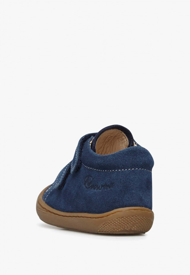 NATURINO COCOON VLLauflernschuhe aus Veloursleder, Marineblau