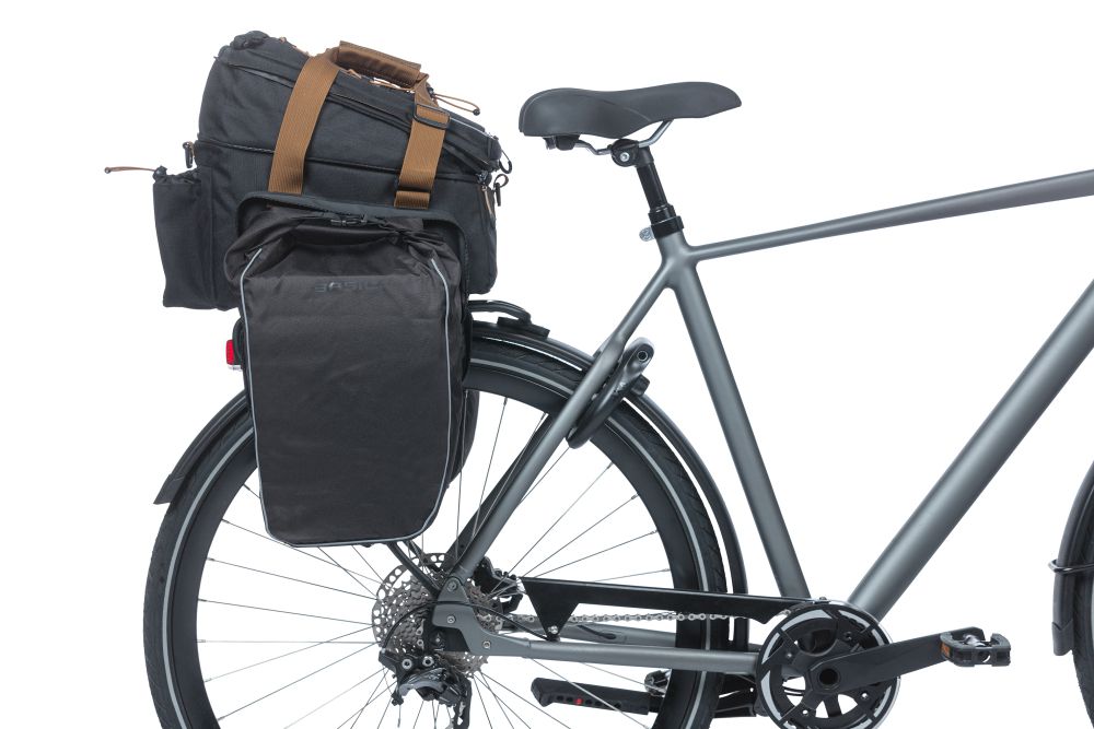 XLC, BASIL Gepäckträger-Tasche Miles MIK XLPro, black slate