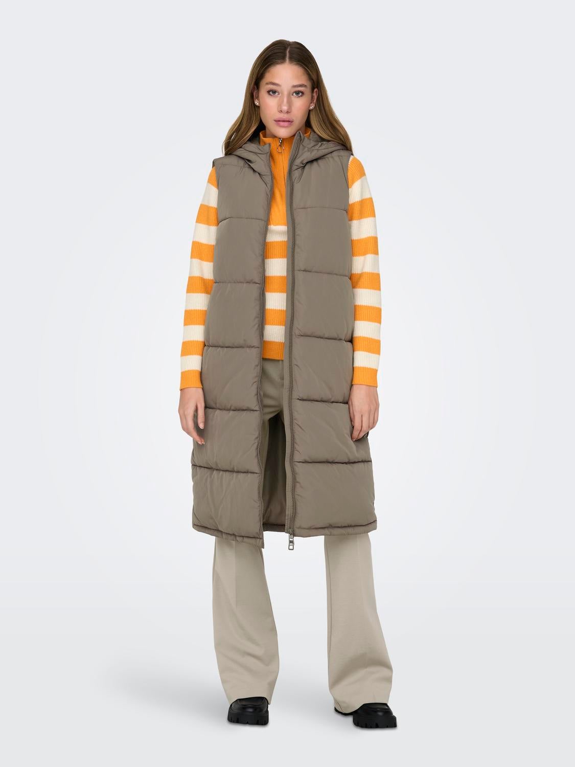 ONLALINA Steppweste Walnut