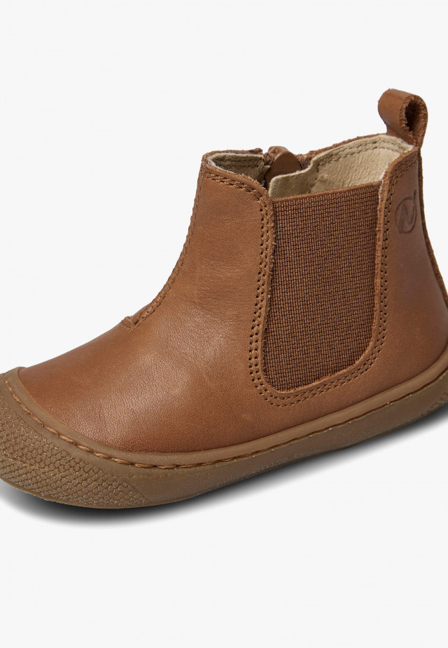NATURINO SALLYLauflernschuhe im Chelsea-Boot-Stil, Cognac
