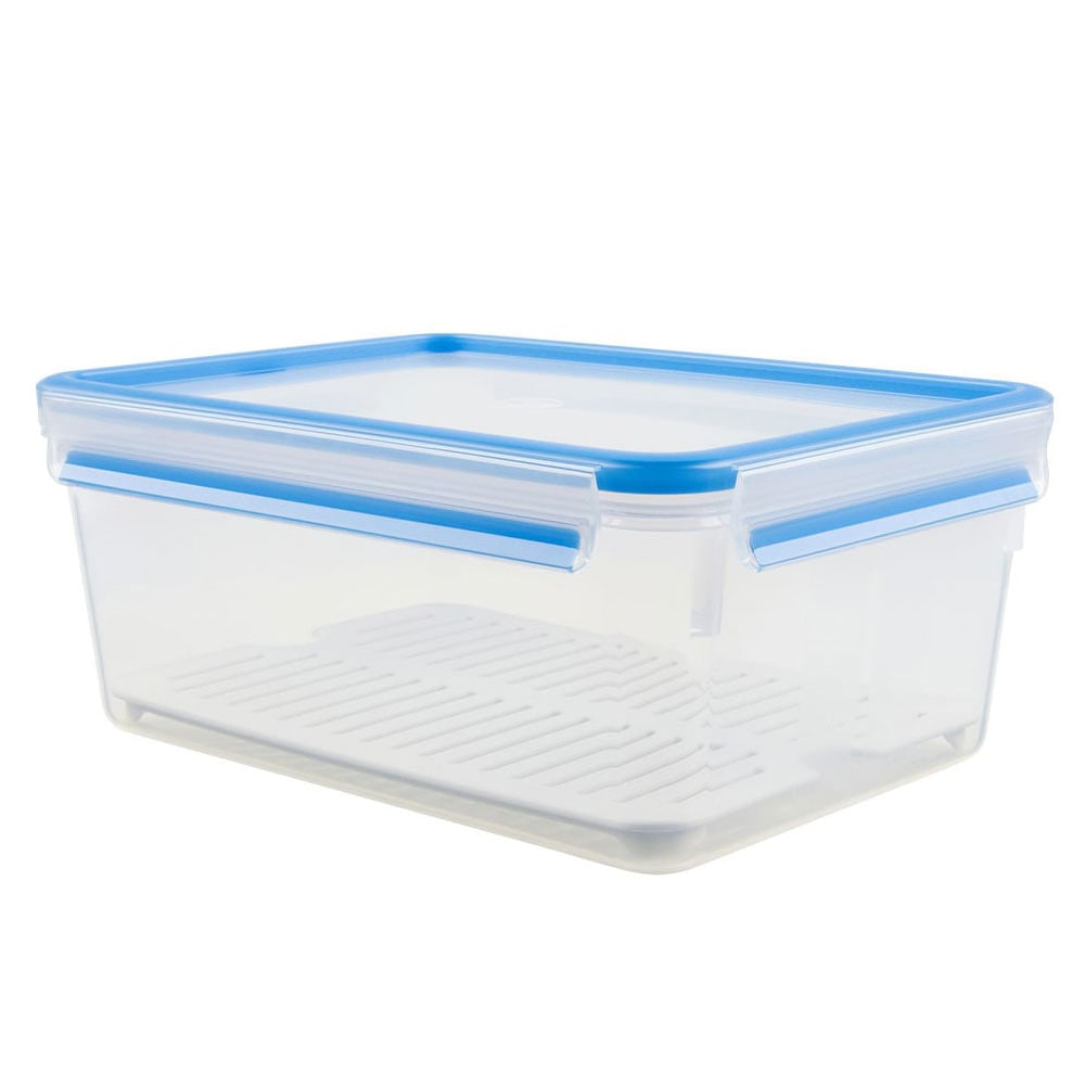 CLIP & CLOSE Frischhaltedose 3,7 L mit Abtropfgitter