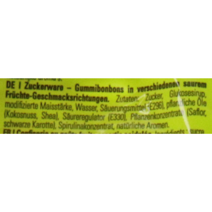 Gummies Worms Sour, 160g von Fundiez