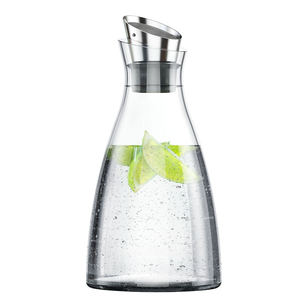 FLOW Kühlkaraffe 1,0 L aus Edelstahl-Glas