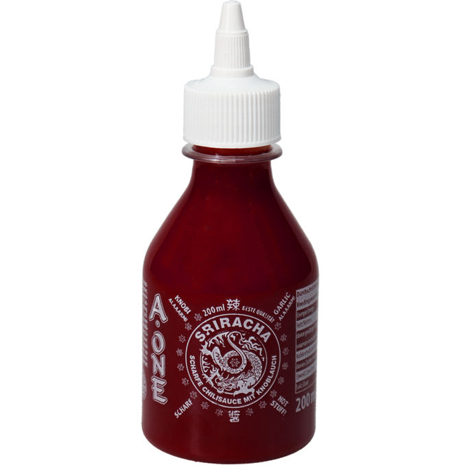 Sriracha Sauce Knoblauch, 200ml von A-ONE