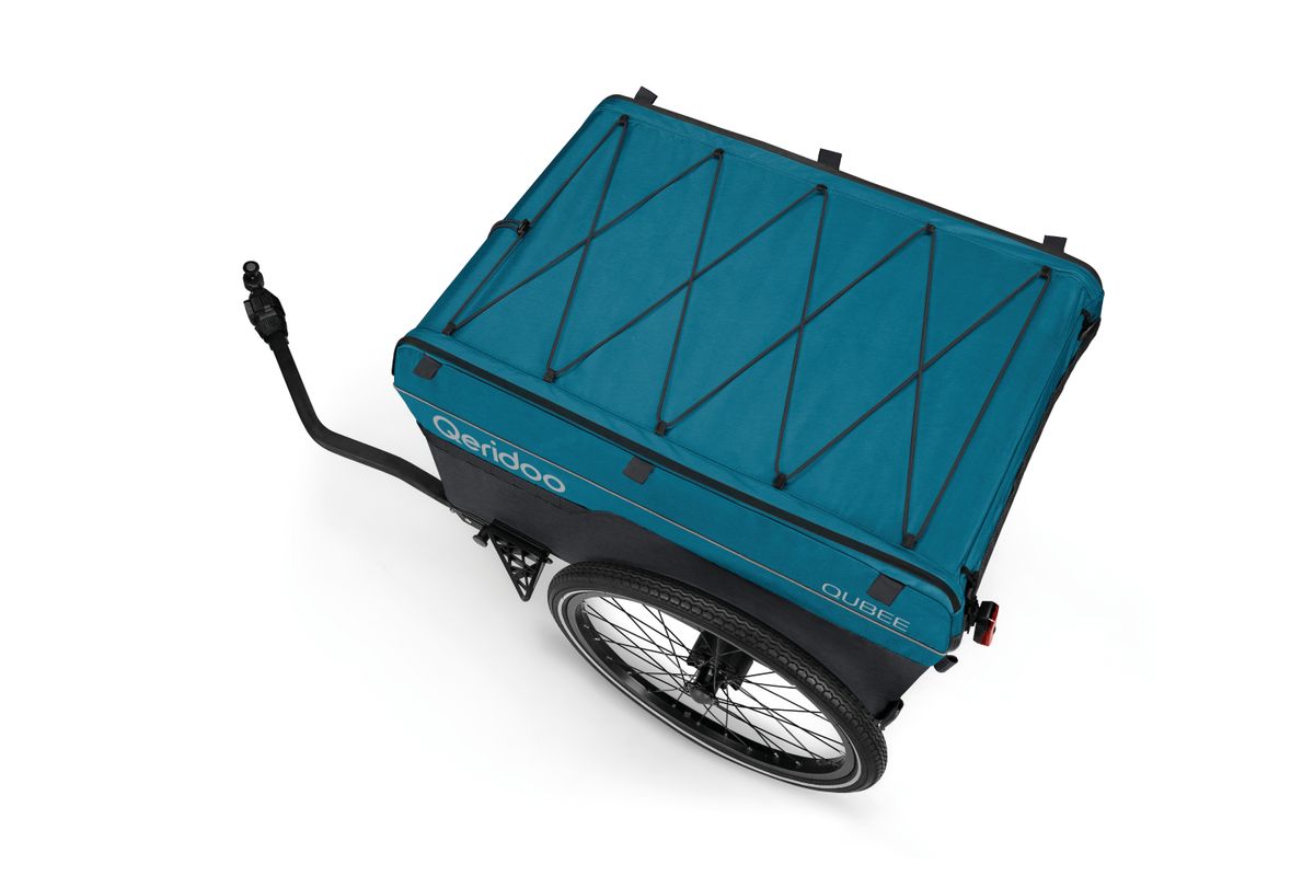 Qeridoo Fahrradanhänger Qubee Limited Edition Petrol