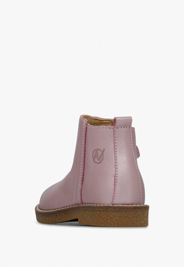 NATURINO DASIEStiefeletten aus Leder, Rosa
