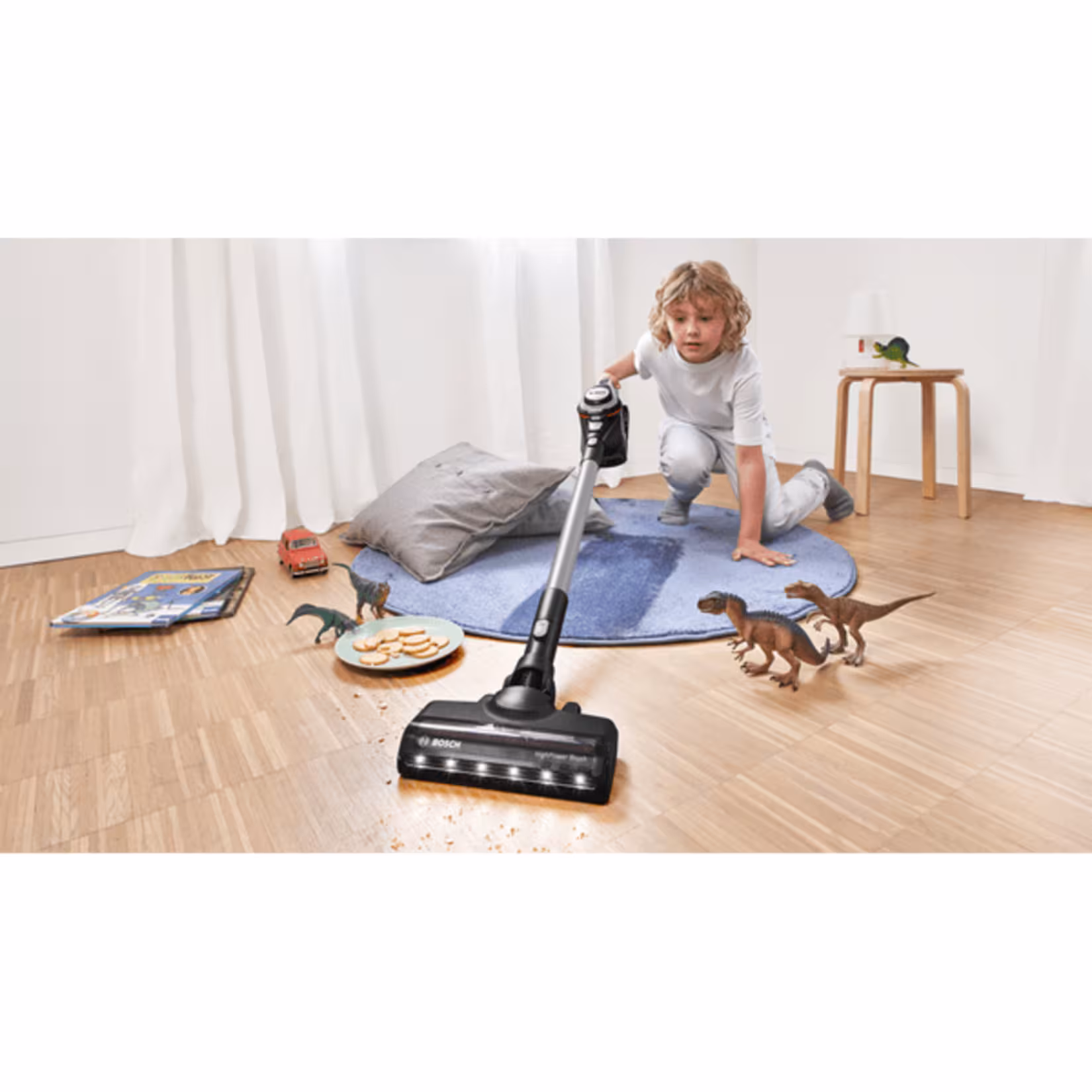 Bosch Stielstaubsauger Serie 8 BSS82SIL Unlimited