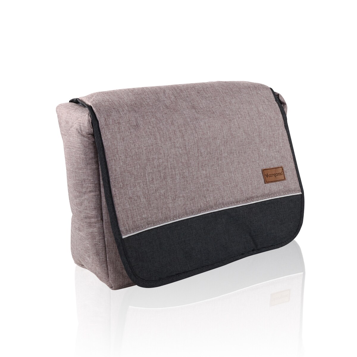 Cangaroo Wickeltasche Maraya verstellbarer Schultergurt Innentaschen für Zubehör beige
