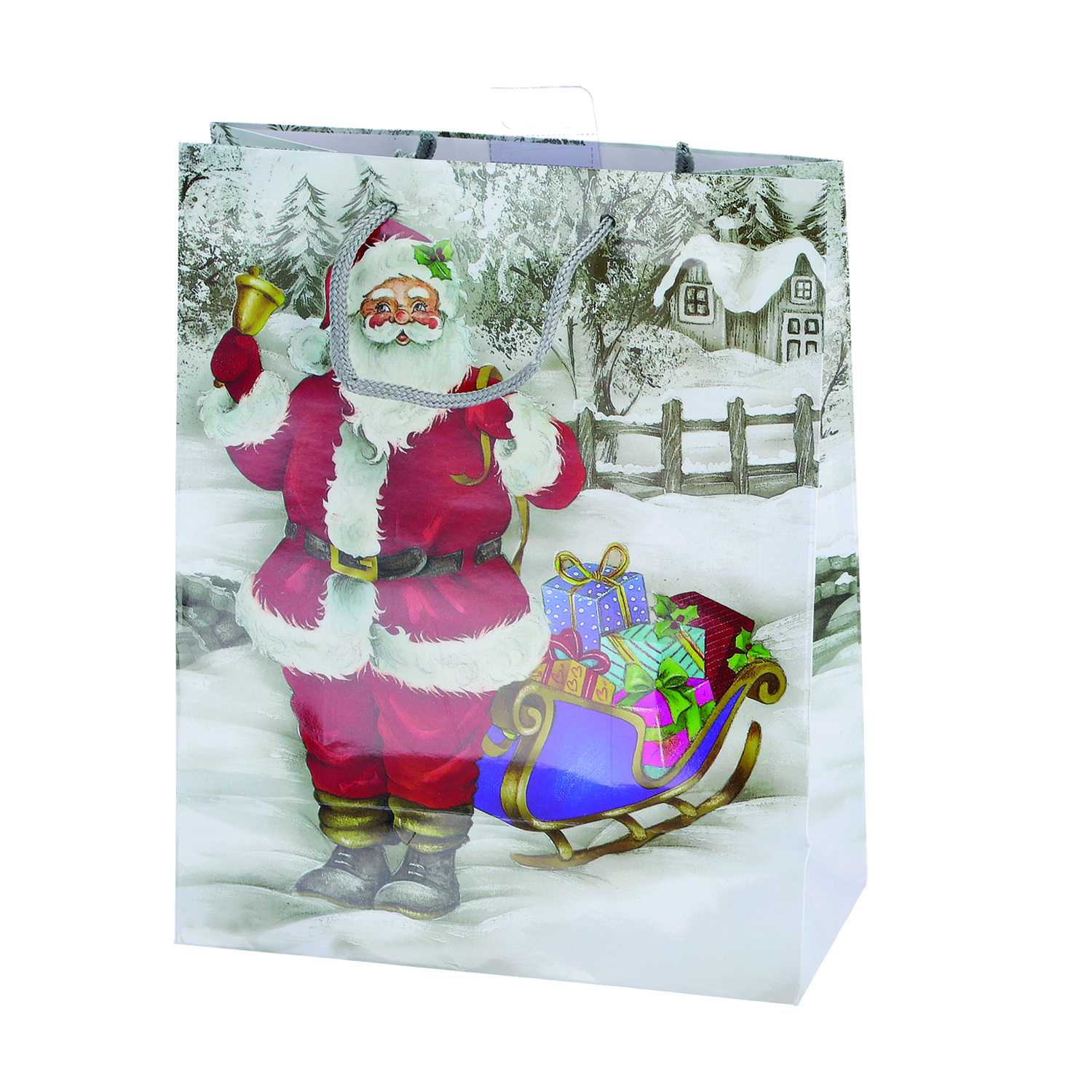 Geschenktüte A4 Weihnachtsmann