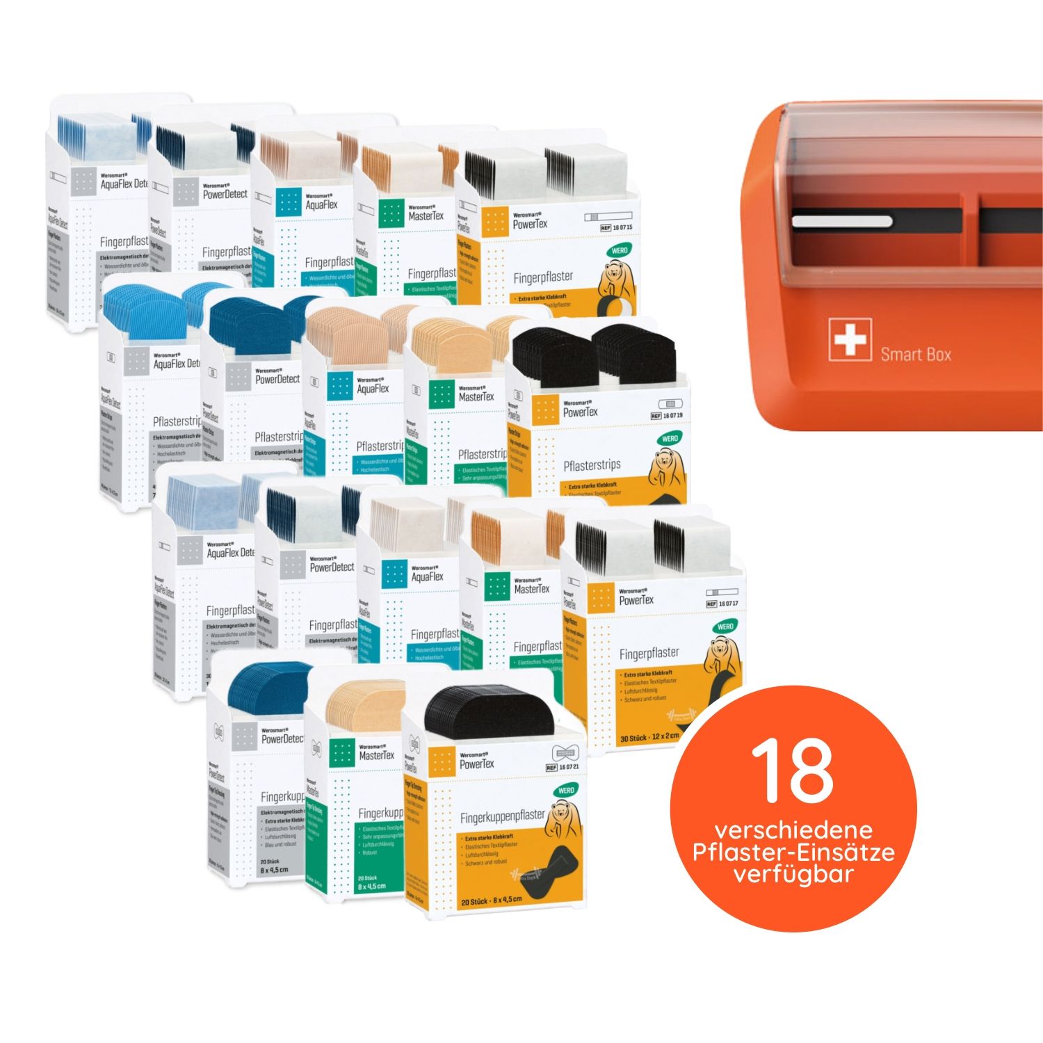 Werosmart® PowerTex Pflasterspender-Einsatz