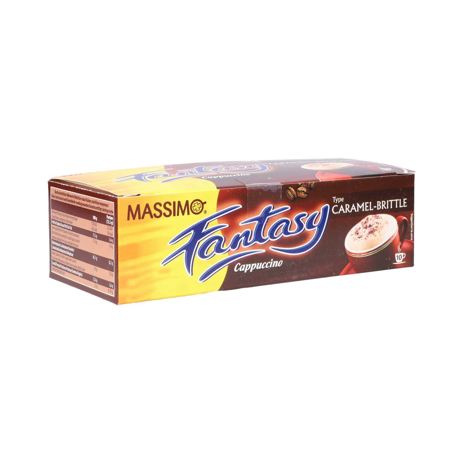 Massimo Cappuccino Fantasy Karamell-Krokant 10x 12,5 g