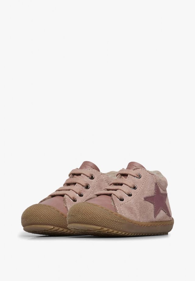 NATURINO KOLDE2Lauflernschuhe aus Leder und Veloursleder, Rosa