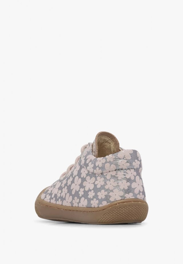 NATURINO COCOONLauflernschuhe aus Veloursleder, Puderrosa