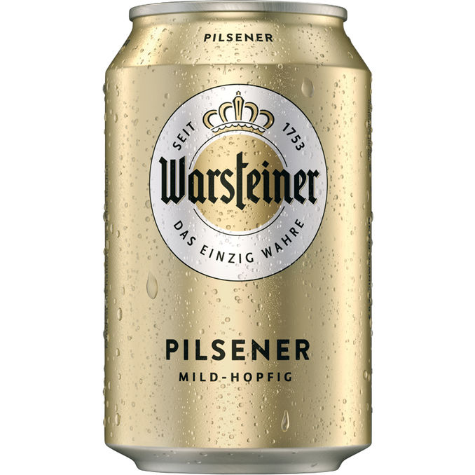 Warsteiner Pilsener, 24er Pack (EINWEG) zzgl. Pfand, 24x0,33L von Warsteiner