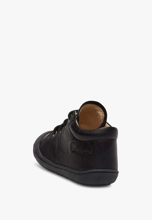 NATURINO COCOONLauflernschuhe aus Nappaleder, Schwarz