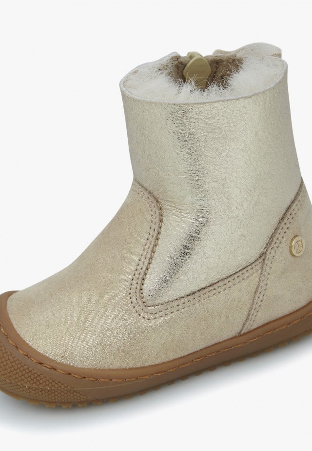 NATURINO COZY HUGStiefeletten mit Wollfutter, Platin