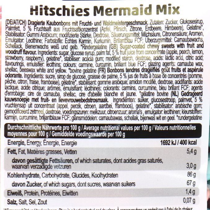 Hitschies Mermaid Mix, XL, 1000g von Hitschler