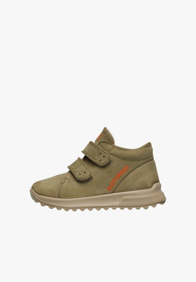 NATURINO PARPAR VLSneakers aus Veloursleder, Militärgrün