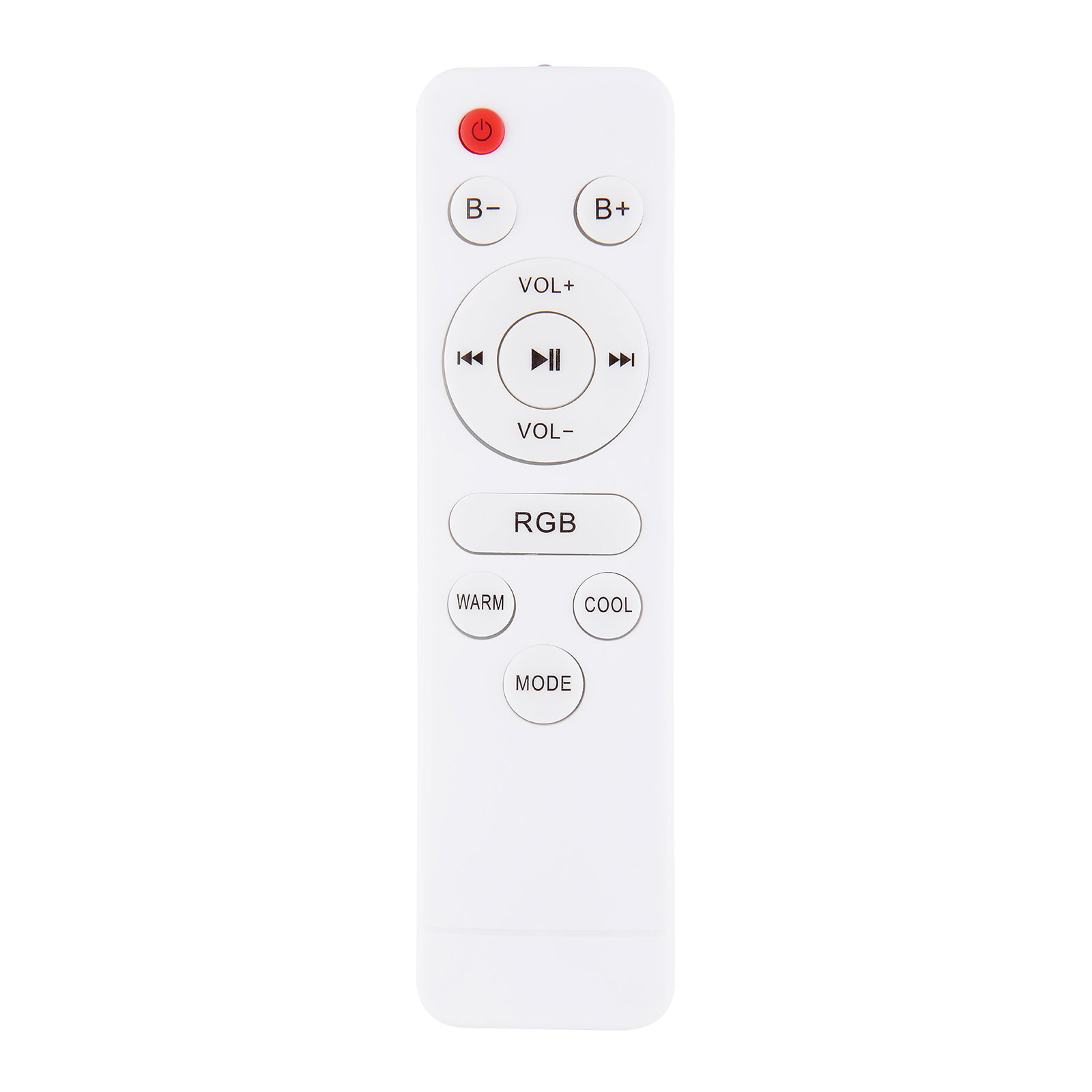 RGB-LED-Deckenleuchte - schwarz-weiß - Bluetooth-Lautsprecher - 28 cm
