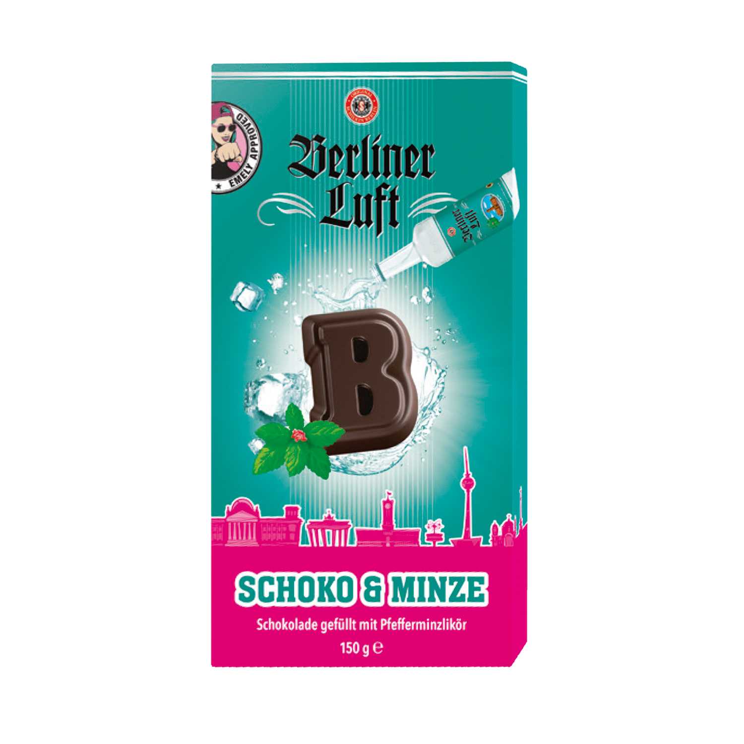 Berliner Luft Schoko/Minze Pralinen 150g