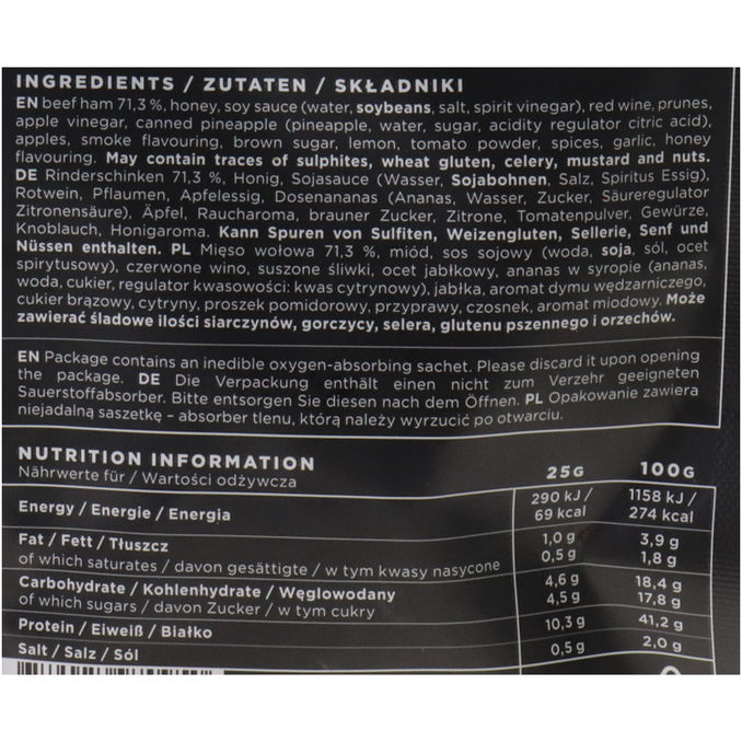 The Meat Makers Beef Jerky Original Smoky, 25g von The Meat Makers