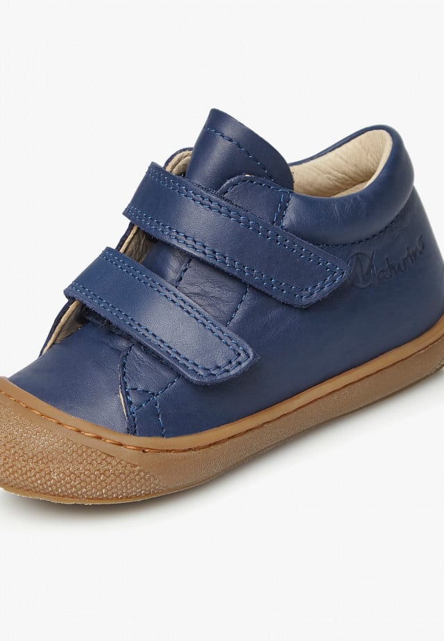 NATURINO COCOON VLLauflernschuhe aus Nappaleder, Mitternachtsblau