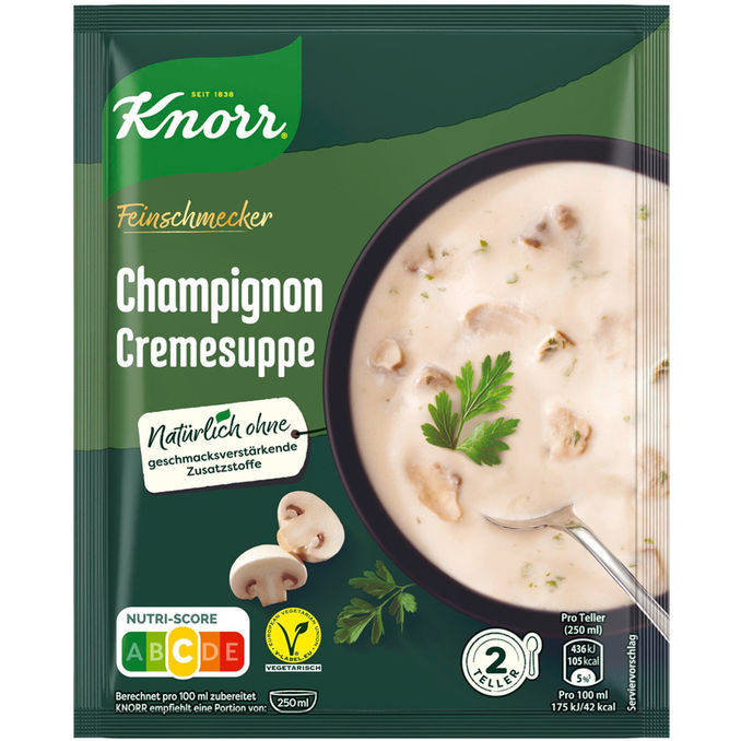 Knorr Champignon Cremesuppe, 45g von Knorr