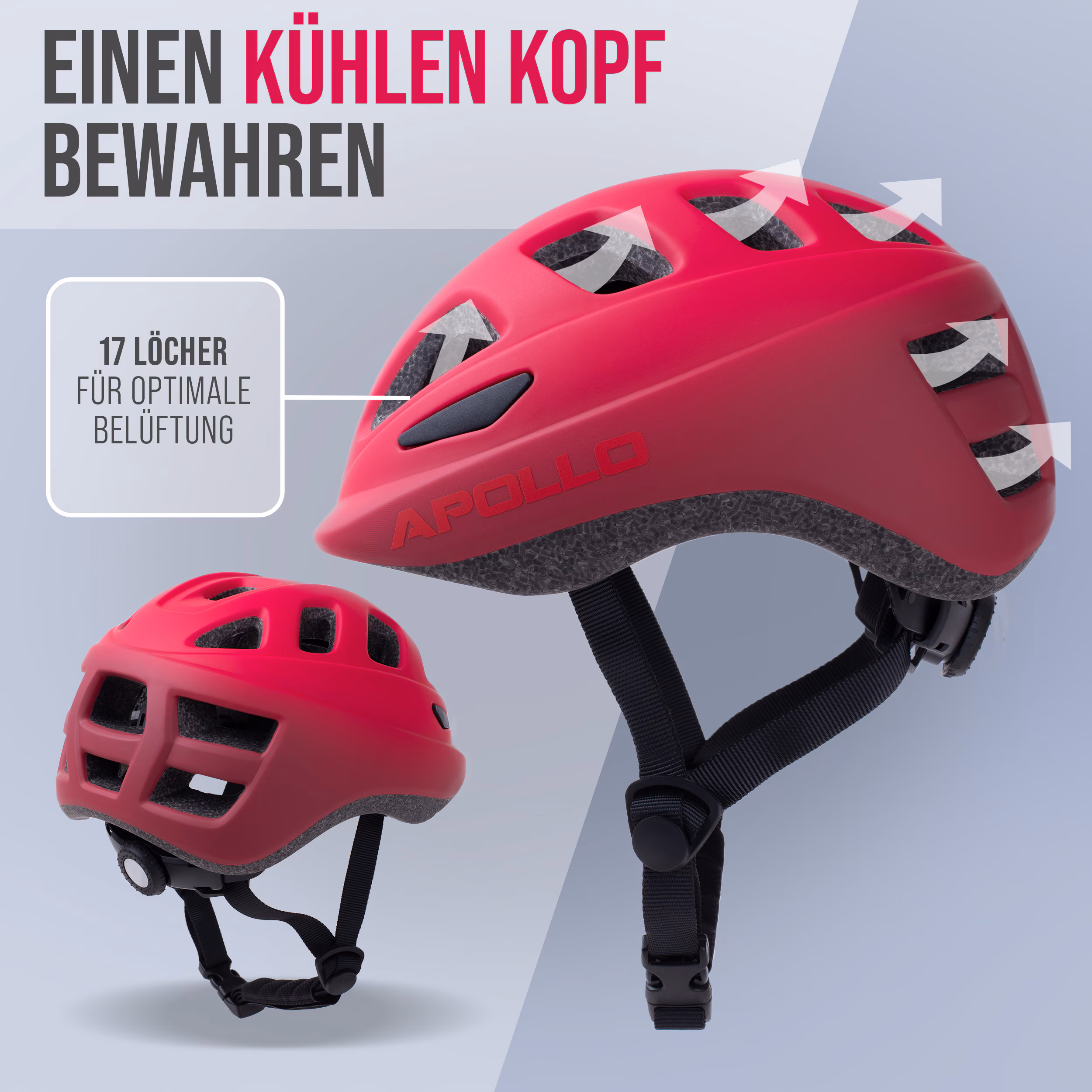 Apollo Fahrradhelm Kinder Kids Helm Multisport