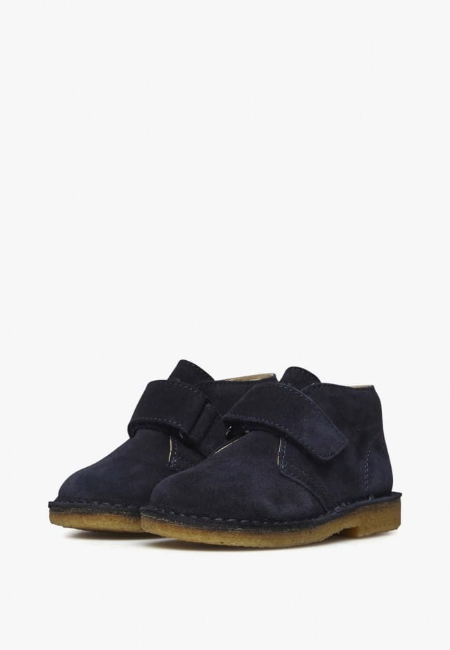 NATURINO CHOCODesert Boots aus Veloursleder, Blau
