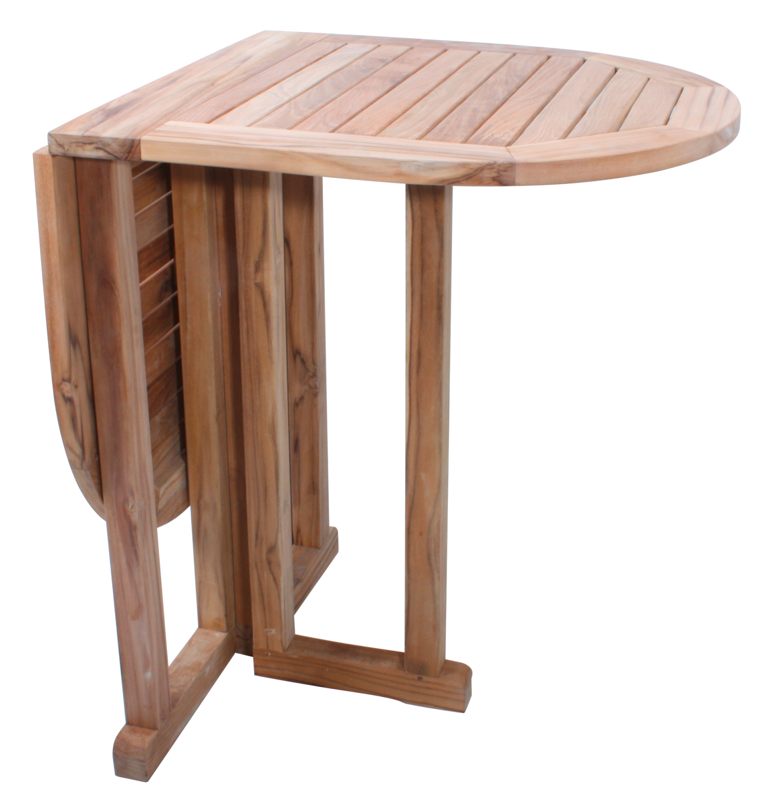 Balkontisch SOLO - Teak Massivholz - klappbar