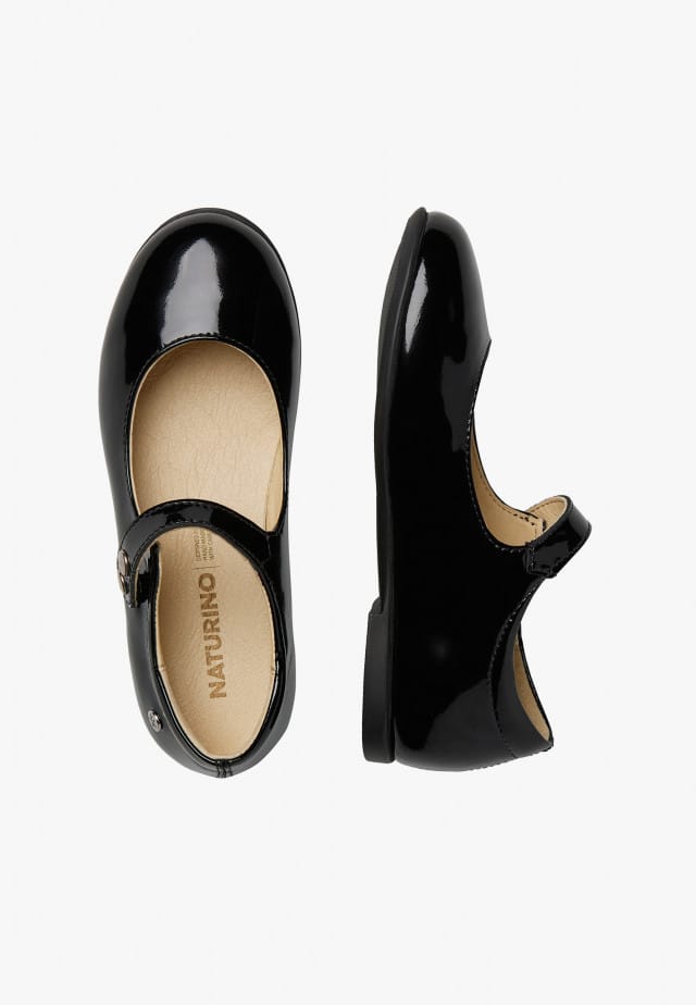 NATURINO OVINDOLIBallerinas aus Lackleder, Schwarz