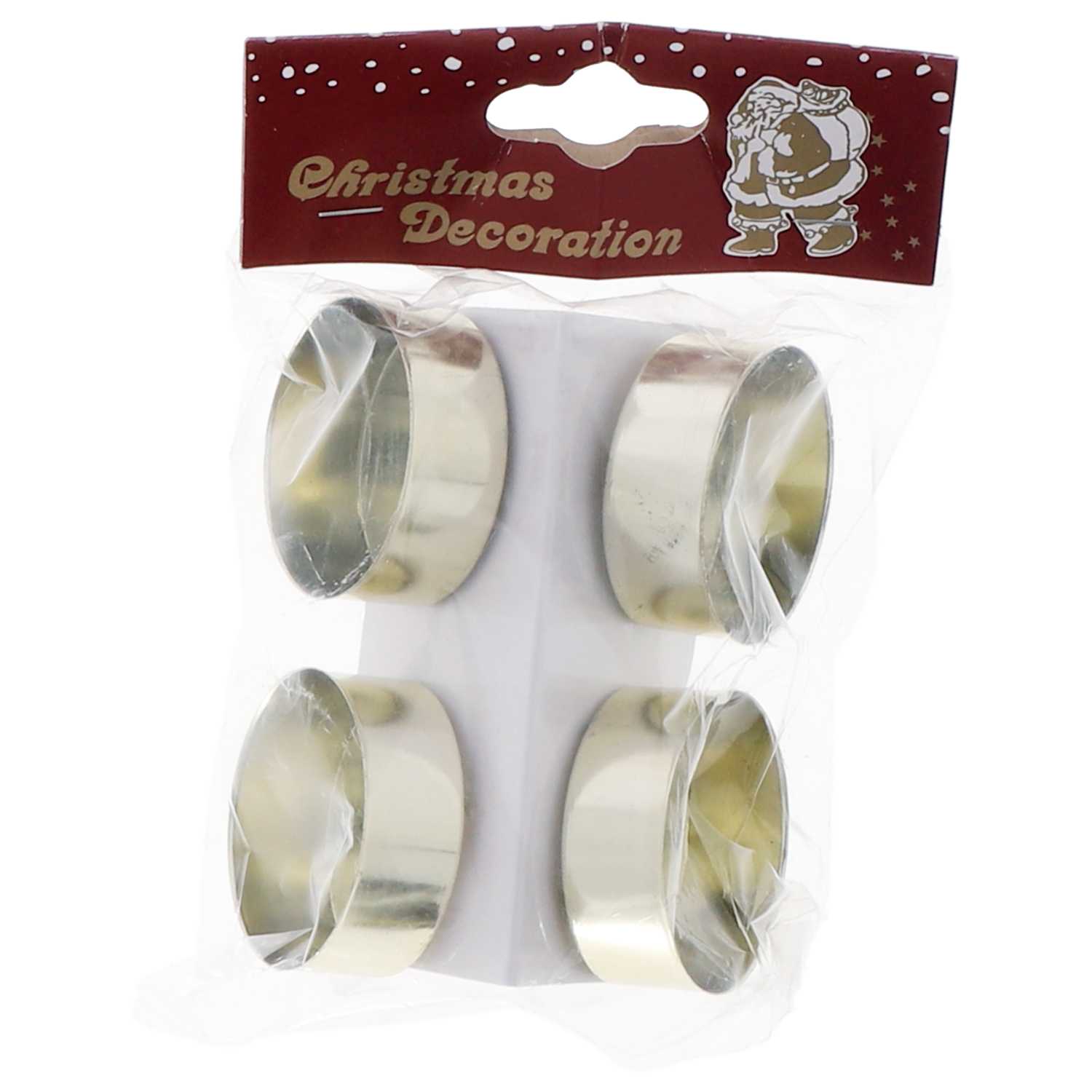 novooo Teelichthalterstecker 4er gold/silber