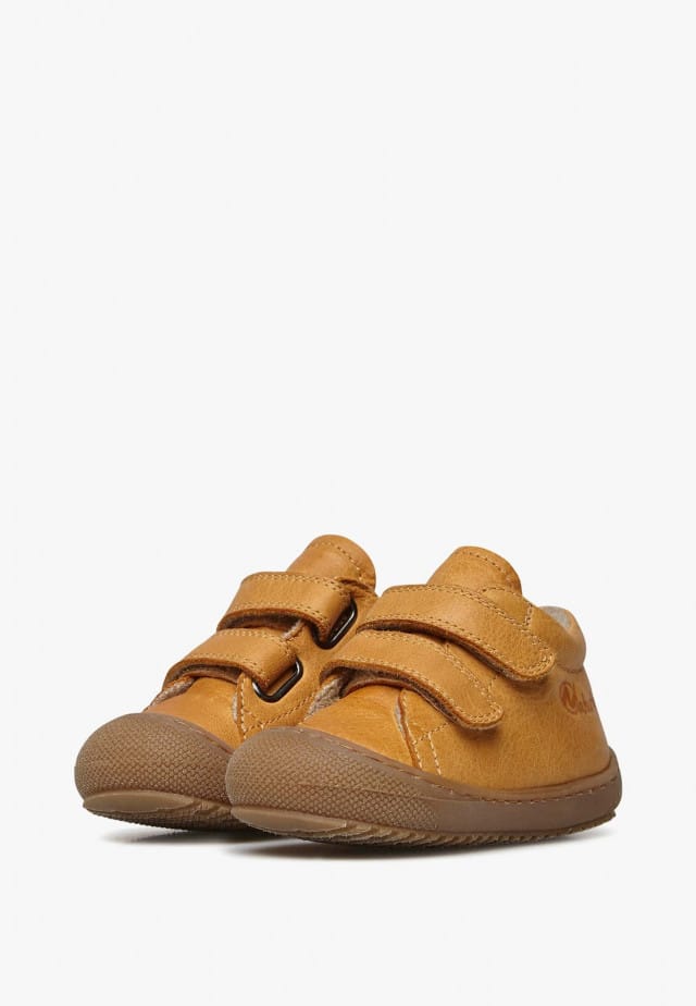 NATURINO RACOON VLLauflernschuhe mit Wollfutter, Kürbis