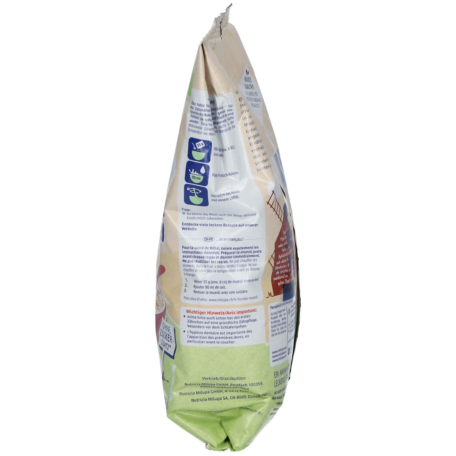 Milupa Kinder Müsli Zartes Bircher